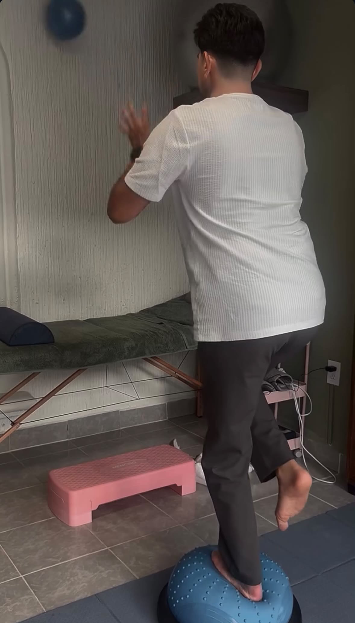 Sesión de rehabilitación guiada por Alexia